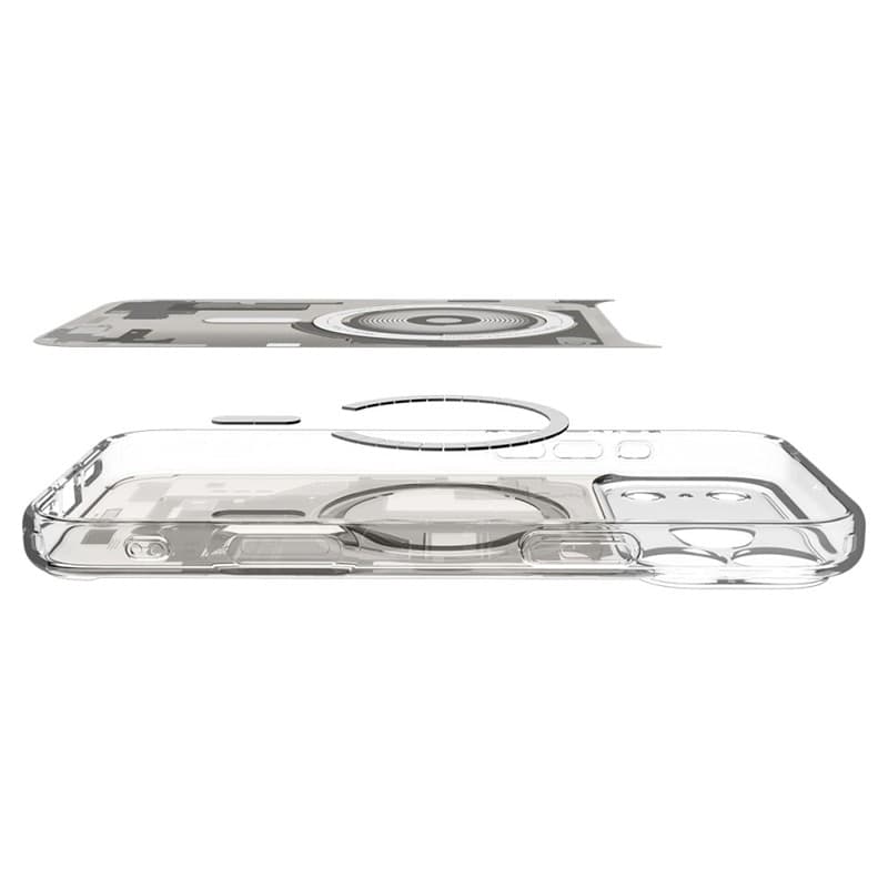 Spigen Ultra Hybrid Mag MagSafe - Custodia per iPhone 18 Pro Max / 17 Pro Max (Zero One Natural Titanium) - 5