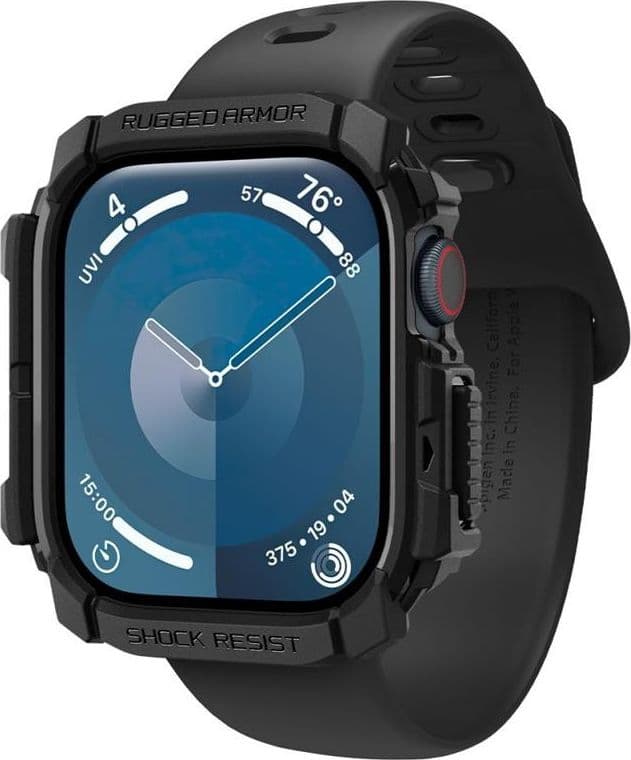 Spigen Rugged Armor - Case for Apple Watch 10 46 mm (Matte Black) - 3