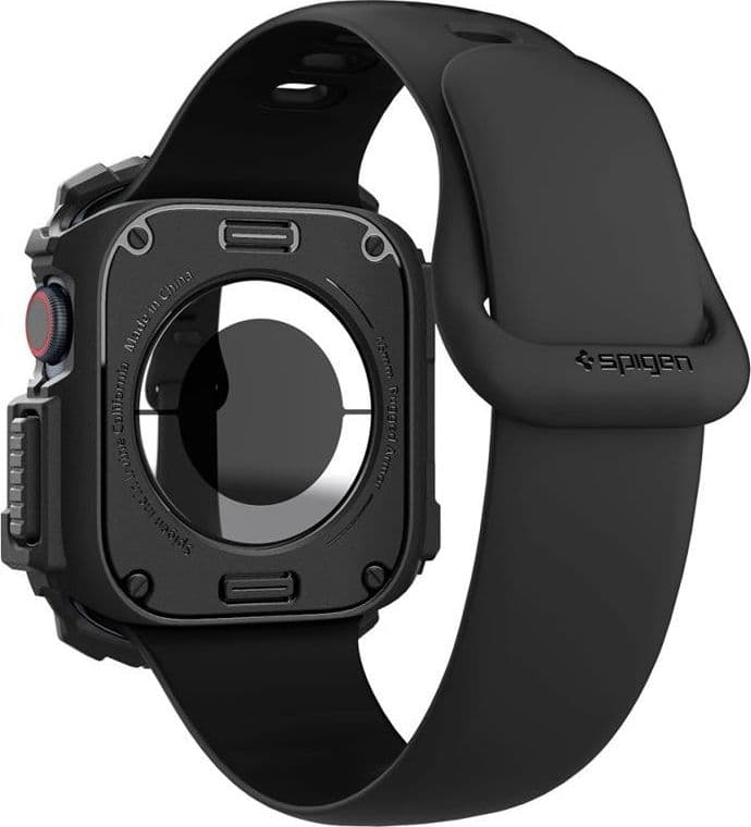 Spigen Rugged Armor - Case for Apple Watch 10 46 mm (Matte Black) - 4