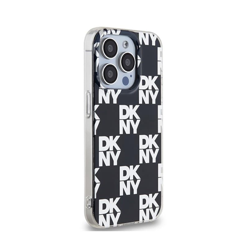DKNY IML Checkered Mono Pattern - Case for iPhone 15 Pro Max (Black) - 4