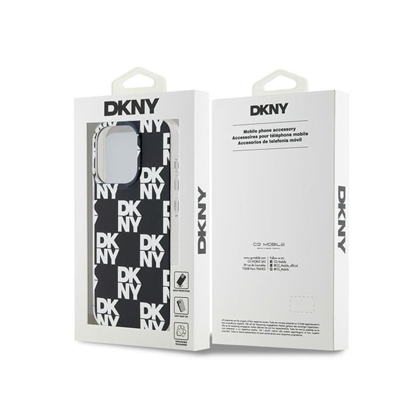 DKNY IML Checkered Mono Pattern - Case for iPhone 15 Pro Max (Black) - 8