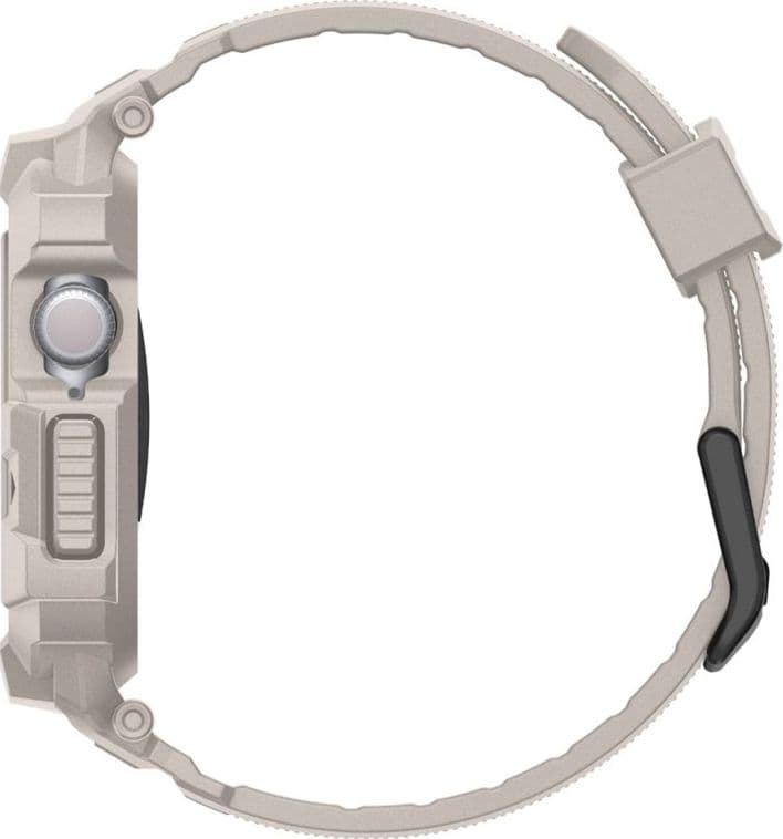 Spigen Rugged Armor Pro V2 – Cinturino con custodia per Apple Watch 10/11 46 mm (beige dune) - 4