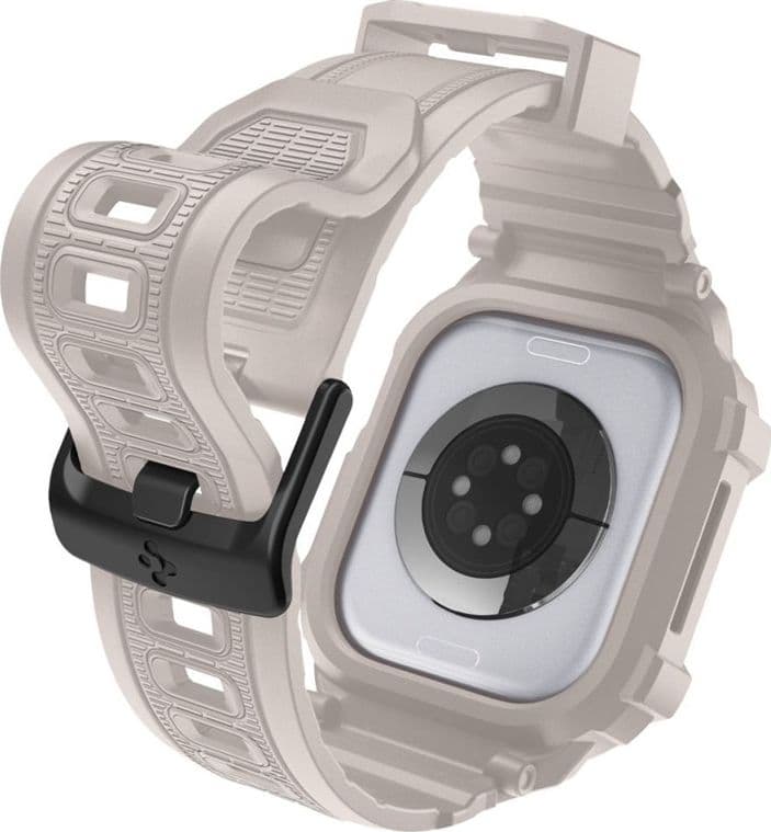 Spigen Rugged Armor Pro V2 – Cinturino con custodia per Apple Watch 10/11 46 mm (beige dune) - 7