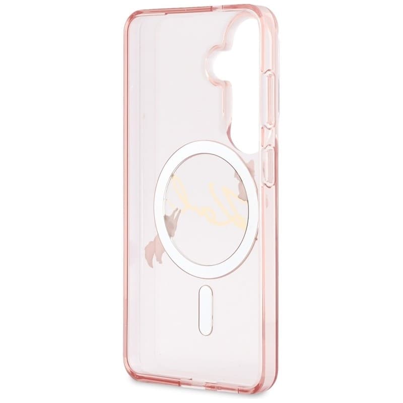 Karl Lagerfeld IML KC Script MagSafe - Custodia per Samsung Galaxy S26 (rosa) - 7