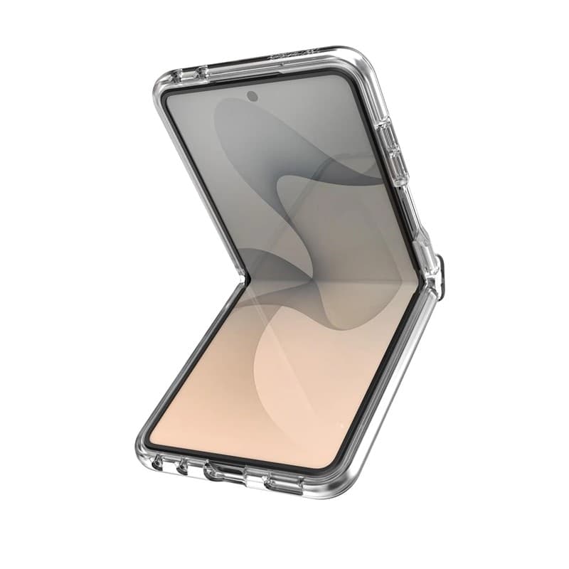 Speck Presidio Perfect-Clear Magnet - Custodia MagSafe per Samsung Galaxy Z Flip 8 (Trasparente) - 8