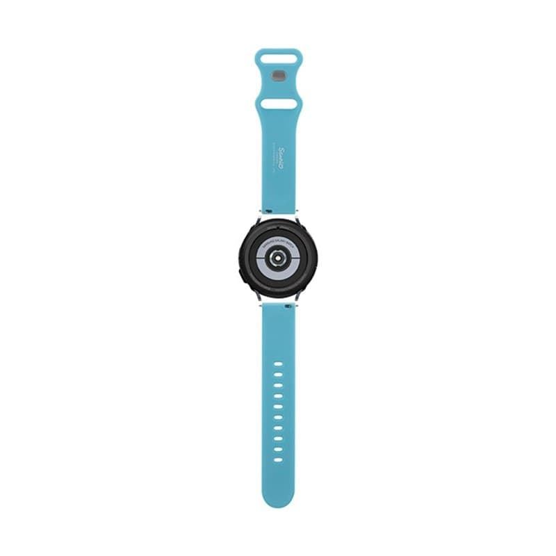 Hello Kitty Silicone Kitty Head - Universal strap for smartwatch 20 mm (blue) - 2