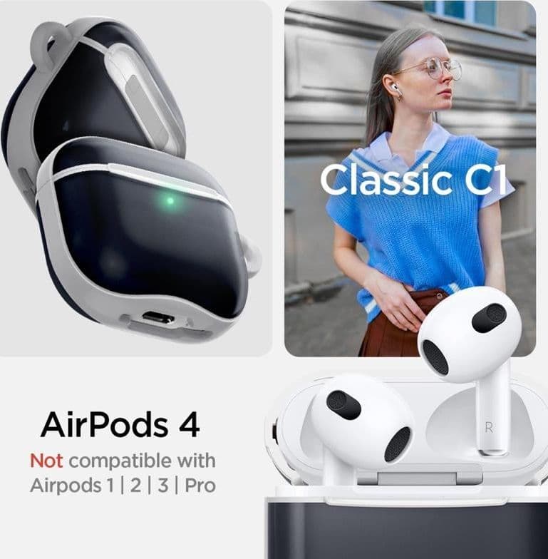 Spigen Classic C1 - Case for Apple AirPods 4 (Graphite) - 10