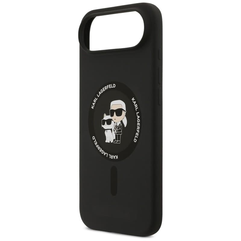 Karl Lagerfeld Silicone Karl & Choupette Ring MagSafe - Case iPhone Air (black) - 6