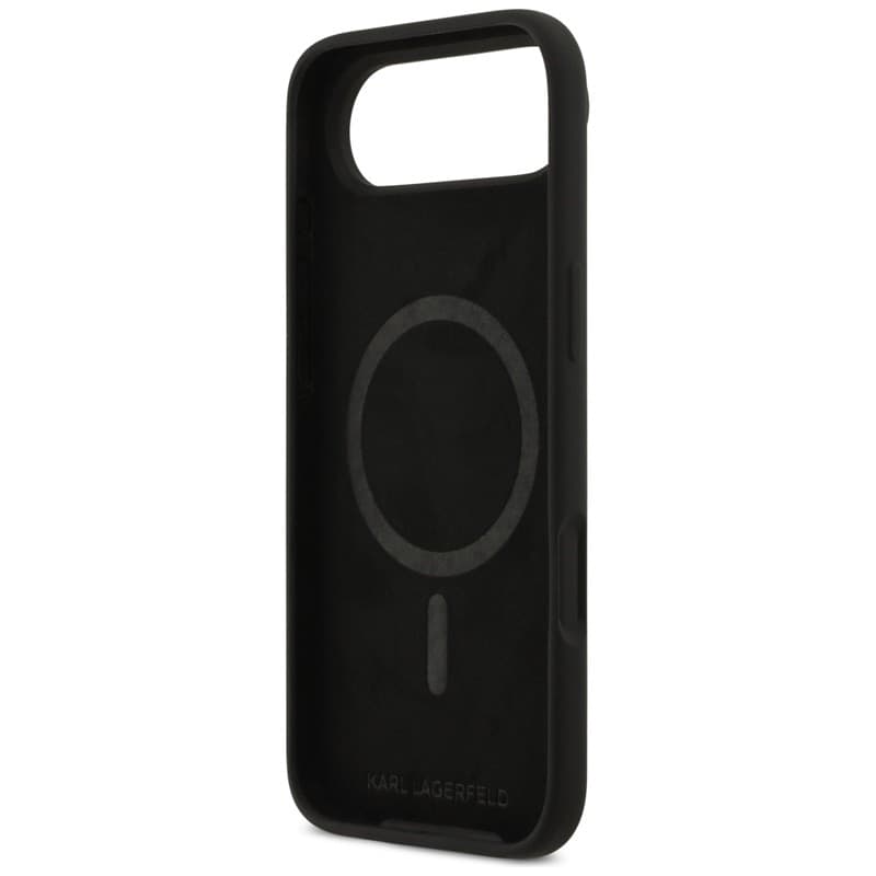 Karl Lagerfeld Silicone Karl & Choupette Ring MagSafe - Case iPhone Air (black) - 7
