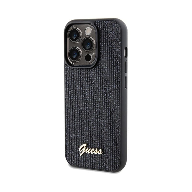 Guess Disco Metal Script - iPhone 14 Pro Case (Black) - 2