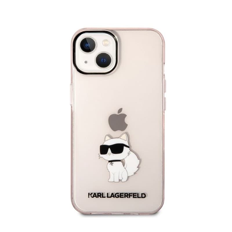 Karl Lagerfeld IML NFT Choupette - Case for iPhone 14 Plus (Pink) - 3