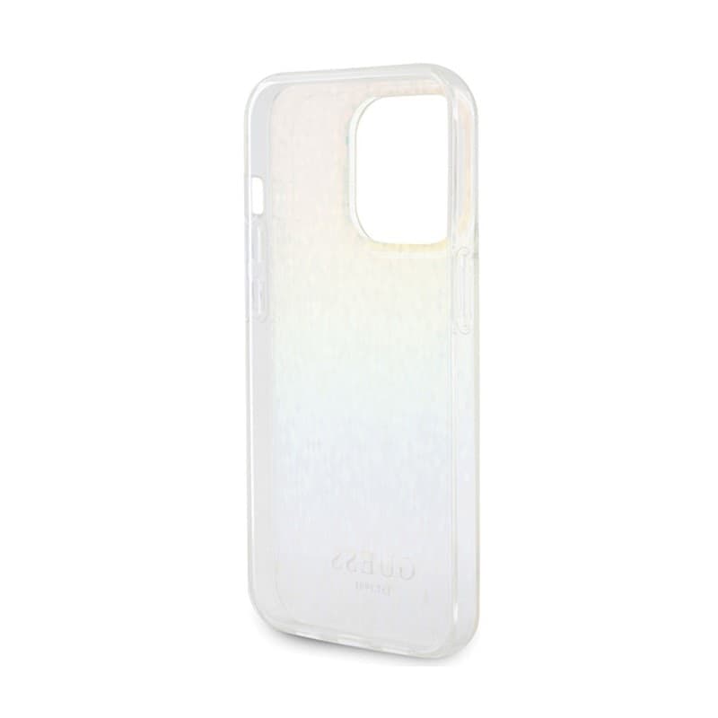 Guess IML Faceted Mirror Disco Iridescent - Case for iPhone 14 Pro Max (Iridescent) - 6