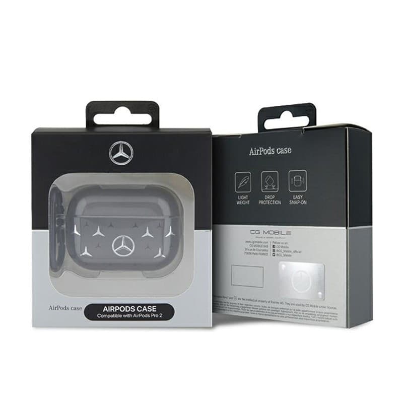 Mercedes Large Star Pattern - AirPods Pro 2 Case (black) - 4