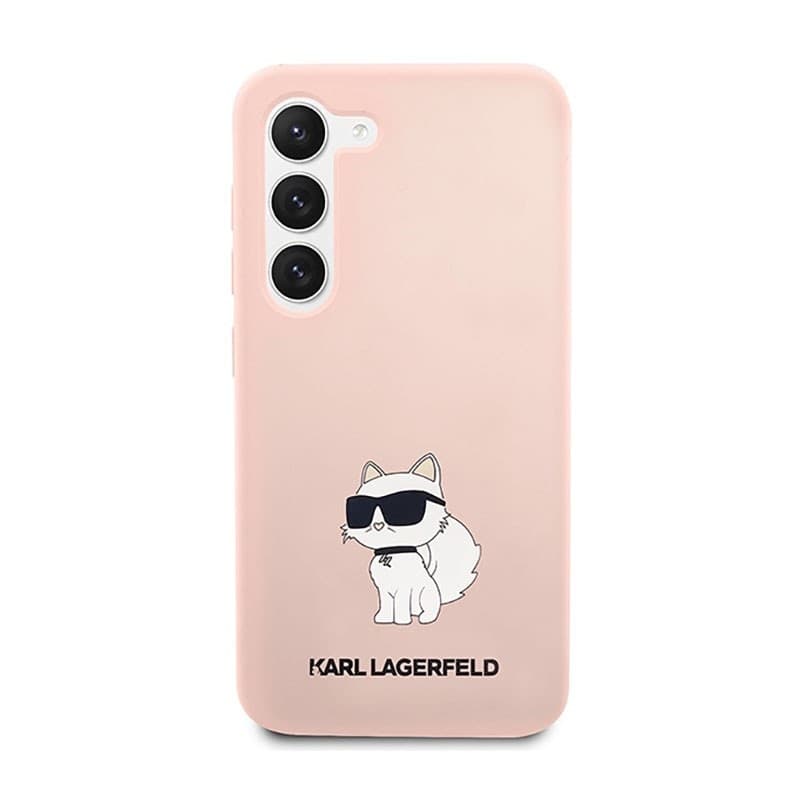 Karl Lagerfeld Silicone NFT Choupette - Case for Samsung Galaxy S23 (Pink) - 3