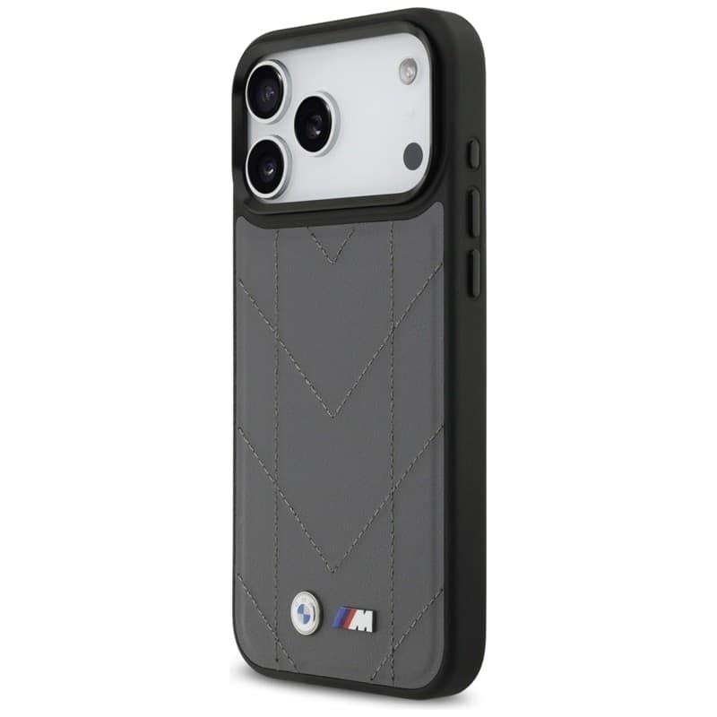 Custodia MagSafe con logo trapuntato BMW M per iPhone 17 Pro Max (antracite) - 2
