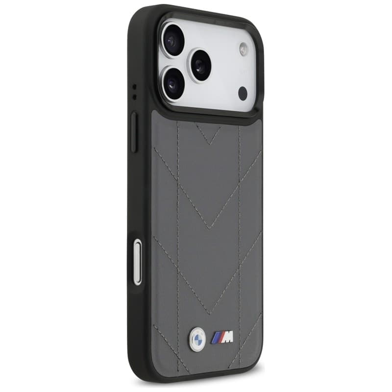 Custodia MagSafe con logo trapuntato BMW M per iPhone 17 Pro Max (antracite) - 4