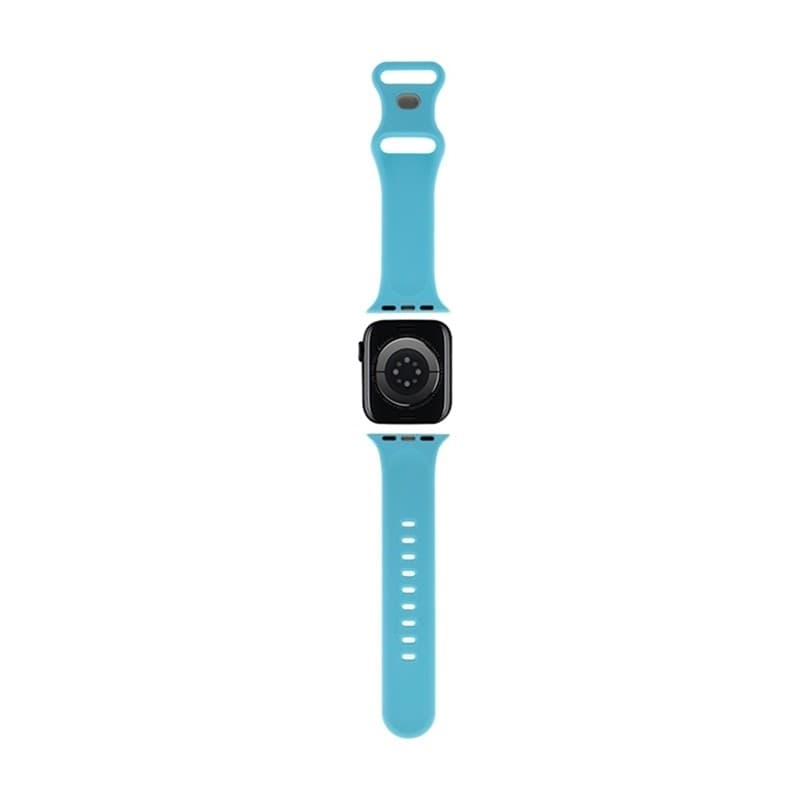 Hello Kitty Silicone Kitty Head - Strap for Apple Watch 38/40/41 mm (blue) - 2