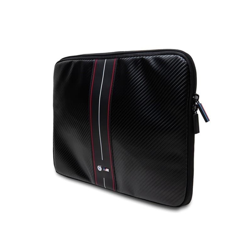 BMW Carbon Red Stripes Sleeve - Case for a 13" / 14" notebook (black) - 2