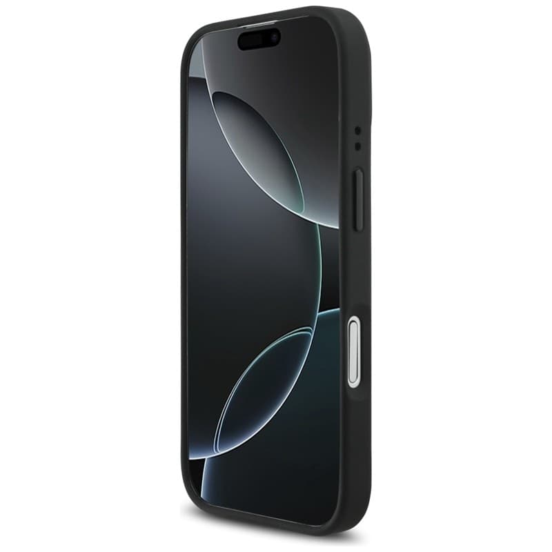 Custodia MagSafe con logo trapuntato BMW M per iPhone 17 (nera) - 5