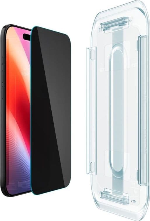 Spigen GLAS.TR EZ FIT Privacy 2-Pack - Tempered Glass with Privacy Filter for iPhone Air - 4
