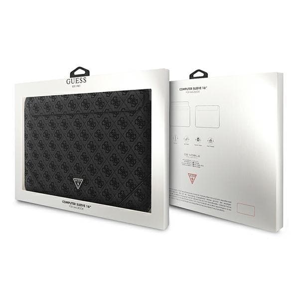 Guess 4G Uptown Triangle Logo Sleeve - Notebook Case 16" (Black) - 4