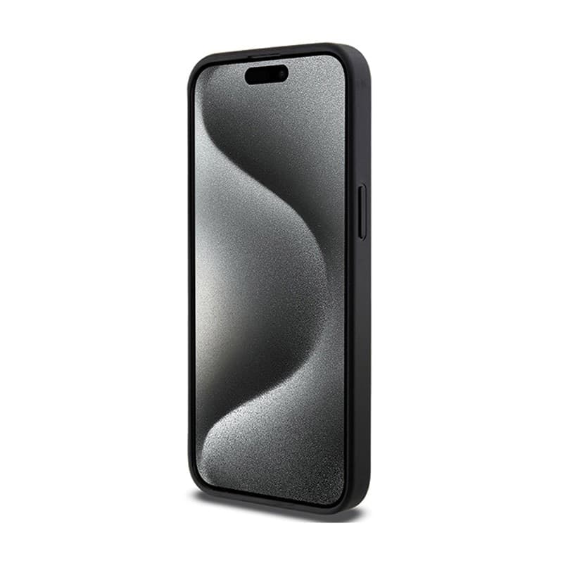 Karl Lagerfeld Gripstand Saffiano Choupette Pins - iPhone 13 Pro Case (black) - 5