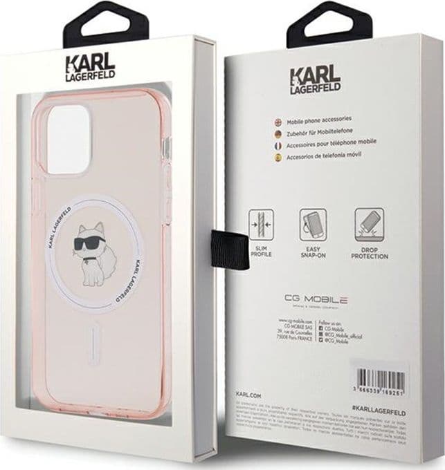 Karl Lagerfeld IML Choupette MagSafe - Case for iPhone 12 / iPhone 12 Pro (Pink) - 8