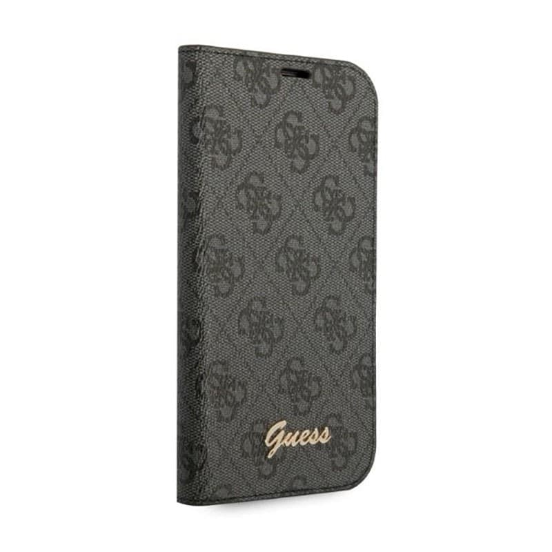 Guess 4G Metal Camera Outline Booktype Case - Case for iPhone 14 Pro (Black) - 5