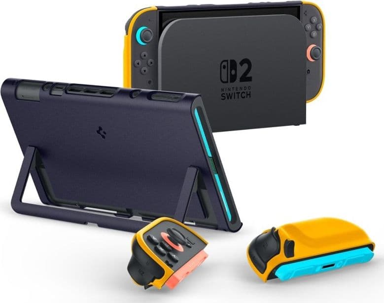 Spigen Nano Pop - Custodia per Nintendo Switch 2 (Blueberry Navy) - 2