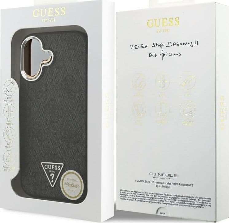 Guess 4G Triangle Logo MagSafe - Case iPhone 17 (black) - 8