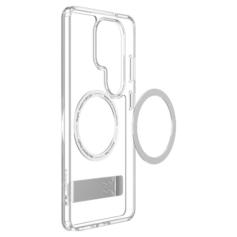 Spigen Ultra Hybrid S Mag MagSafe - Custodia per Samsung Galaxy S26 Ultra (trasparente/bianca) - 5