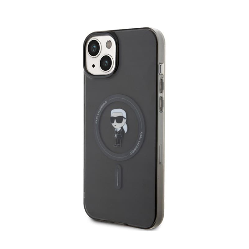 Karl Lagerfeld IML Ikonik MagSafe - Case for iPhone 15 Plus (Black) - 2