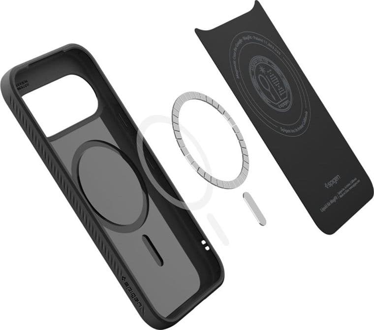 Spigen Liquid Air Mag MagSafe - Custodia per Google Pixel 11 (Nero opaco) - 4
