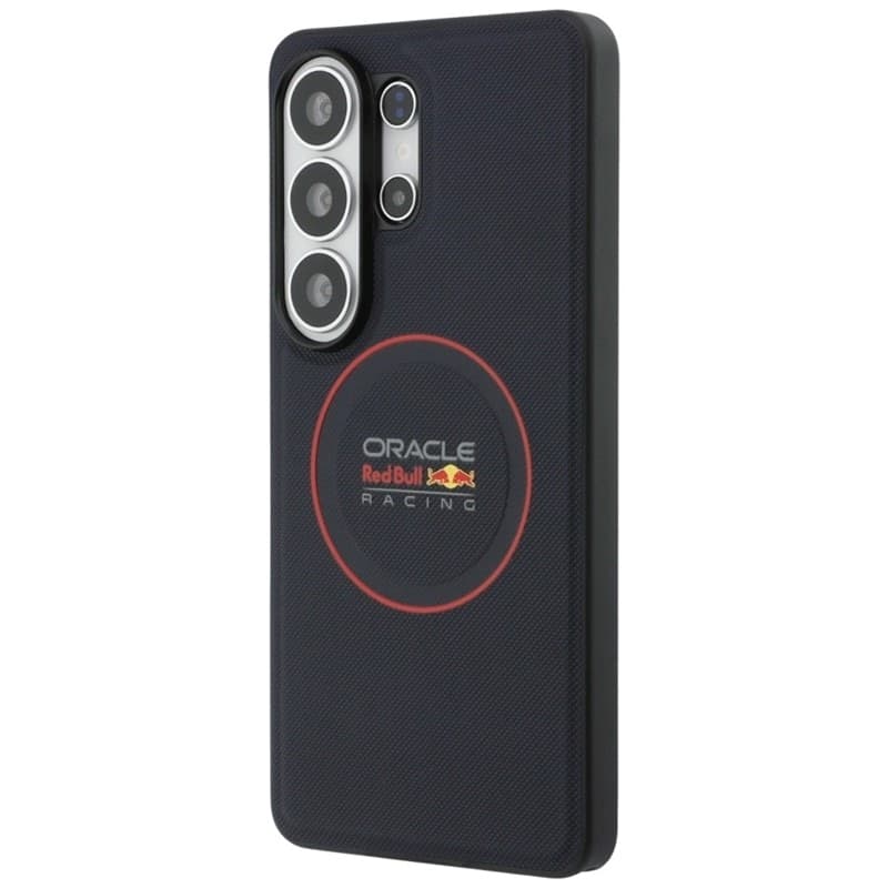 Custodia MagSafe con anello rosso a rete Red Bull per Samsung Galaxy S26 Ultra (blu navy) - 2