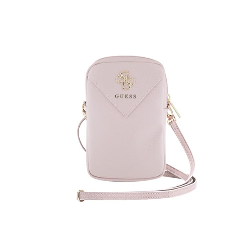 Guess Zip Triangle 4G - Phone bag (pink) - 2