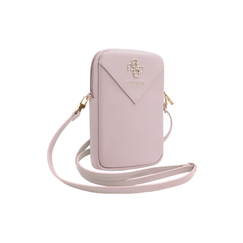 Guess Zip Triangle 4G - Phone bag (pink) - 3