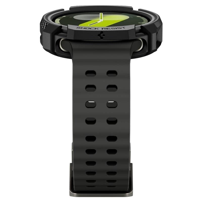 Spigen Rugged Armor - Case for Samsung Galaxy Watch 8 44 mm (Matte Black) - 8