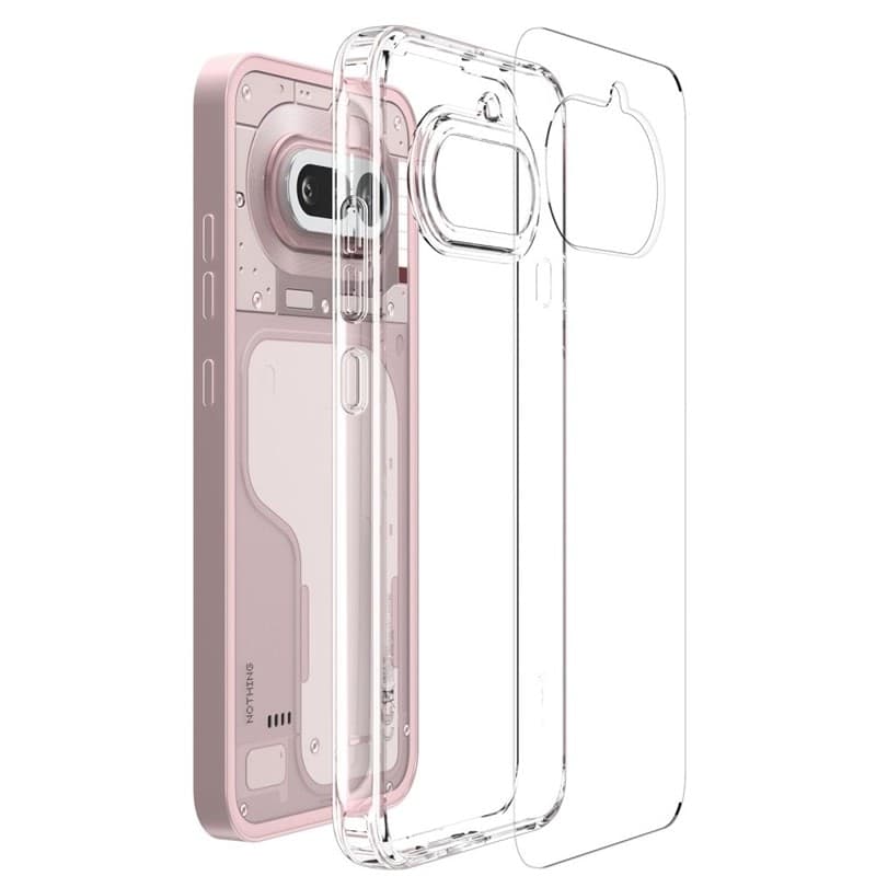 Spigen Ultra Hybrid - Custodia per Nothing Phone 4a (Trasparente) - 4