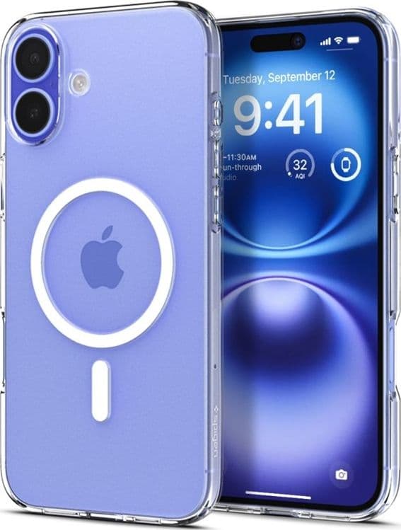 Spigen Liquid Crystal Mag MagSafe - Case for iPhone 16 (Clear) - 2