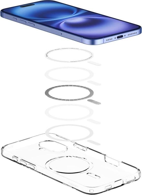 Spigen Liquid Crystal Mag MagSafe - Case for iPhone 16 (Clear) - 5