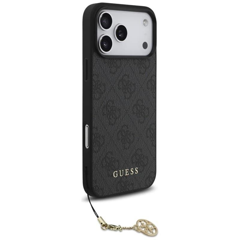 Guess 4G Charms Collection - Custodia MagSafe per iPhone 17 Pro Max (Nero) - 3