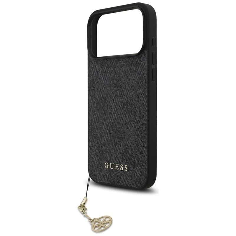 Guess 4G Charms Collection - Custodia MagSafe per iPhone 17 Pro Max (Nero) - 5