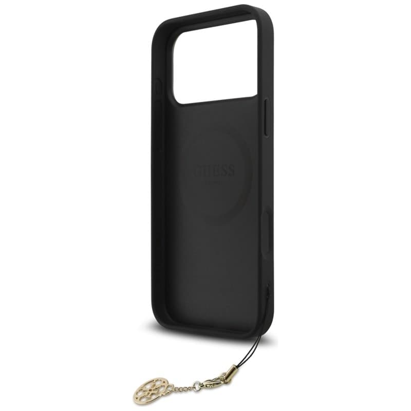 Guess 4G Charms Collection - Custodia MagSafe per iPhone 17 Pro Max (Nero) - 6