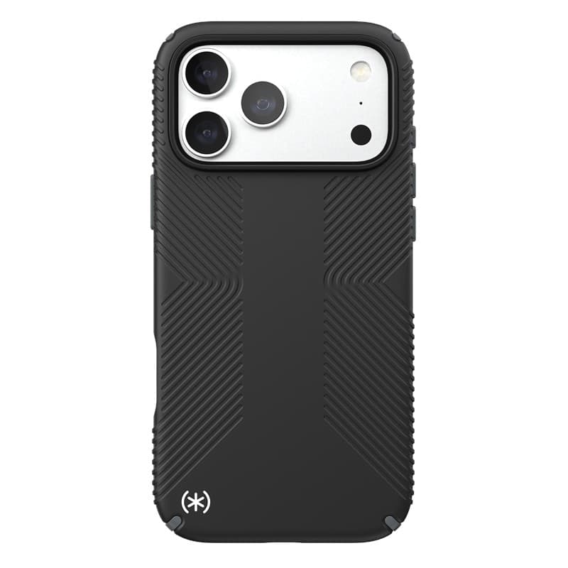 Custodia Speck Presidio2 Grip MagSafe per iPhone 18 Pro Max / 17 Pro Max (nera) - 12