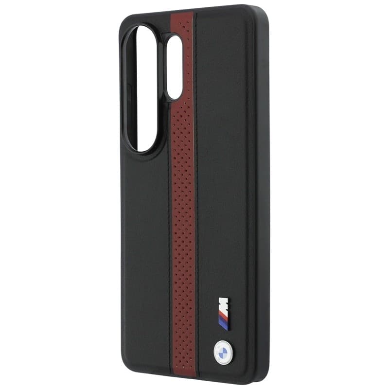 Custodia MagSafe con logo BMW M a strisce perforate - Samsung Galaxy S26 Ultra (rossa) - 6