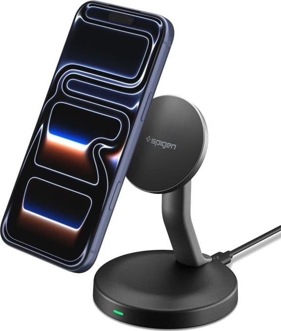 Spigen EF151MS Essential - Caricabatterie wireless MagSafe da 15 W (nero) - 2