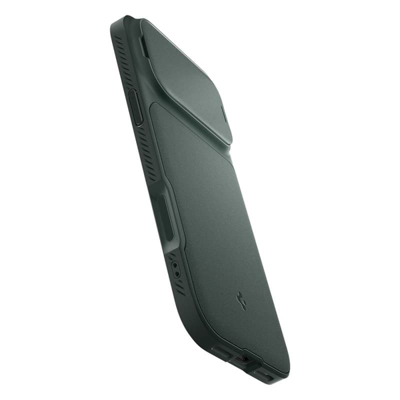 Spigen Optik Armor Mag MagSafe - Custodia per iPhone 17 Pro (Verde Abisso) - 9