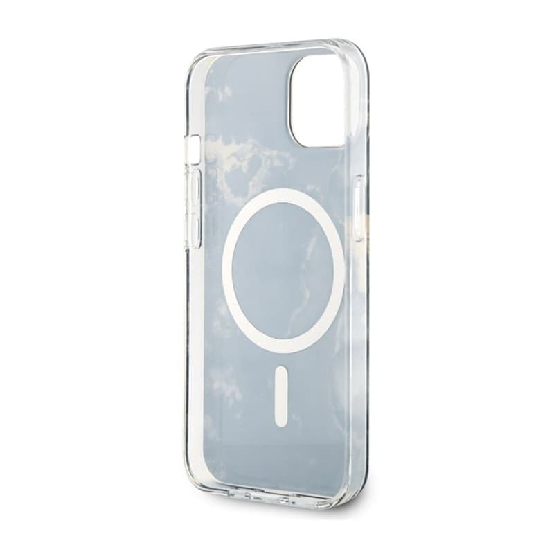 Guess Golden Marble MagSafe - Case for iPhone 14 Plus (Black) - 7