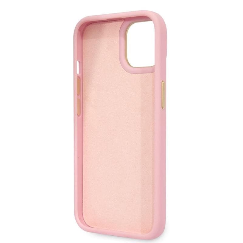 Guess Croco Collection - Case for iPhone 14 Plus (Pink) - 5