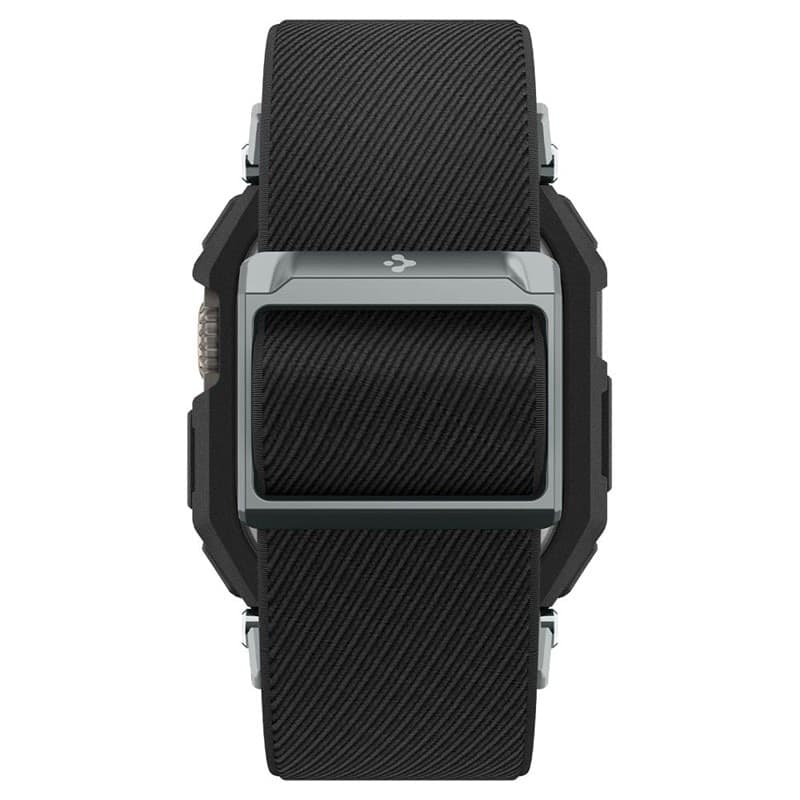 Spigen Lite Fit "Pro" - Case with Strap for Apple Watch Ultra 1/2 49 mm (Matte Black) - 5